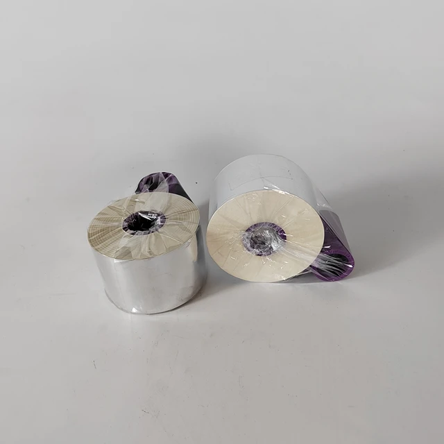 White 55mm * 600m and 33mm * 600m TTO White Carbon RibbonSuitable for X40 X45 X60 X65 Heat Transfer Coding Machine Ribbon 3