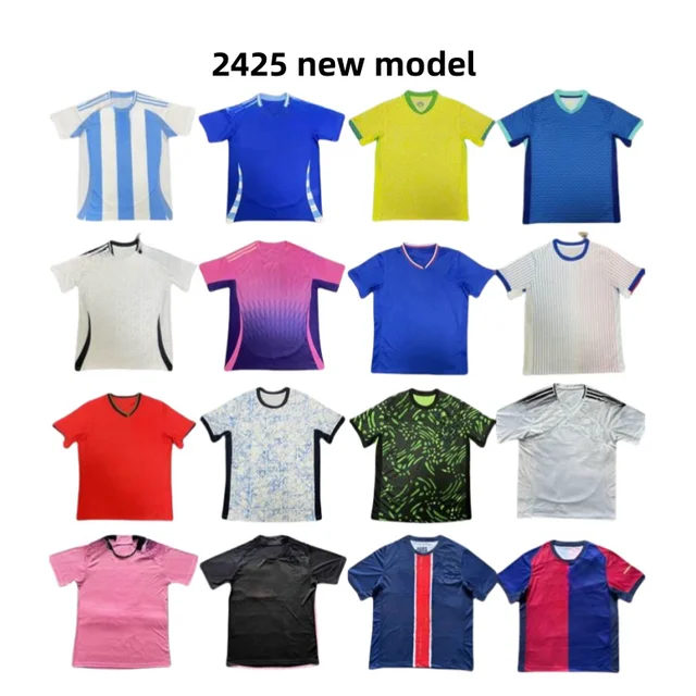 jersey soccer 2024-2025 thailand sublimation soccer jersey tops with simple design