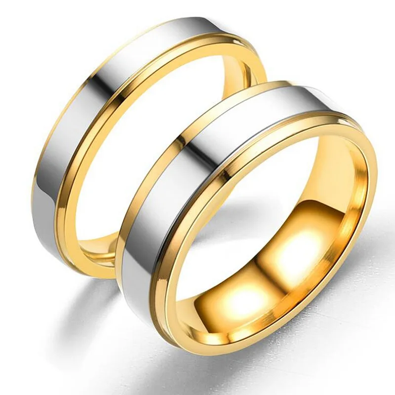 Forever Rings for Couples Stainless Steel Couple Rings
