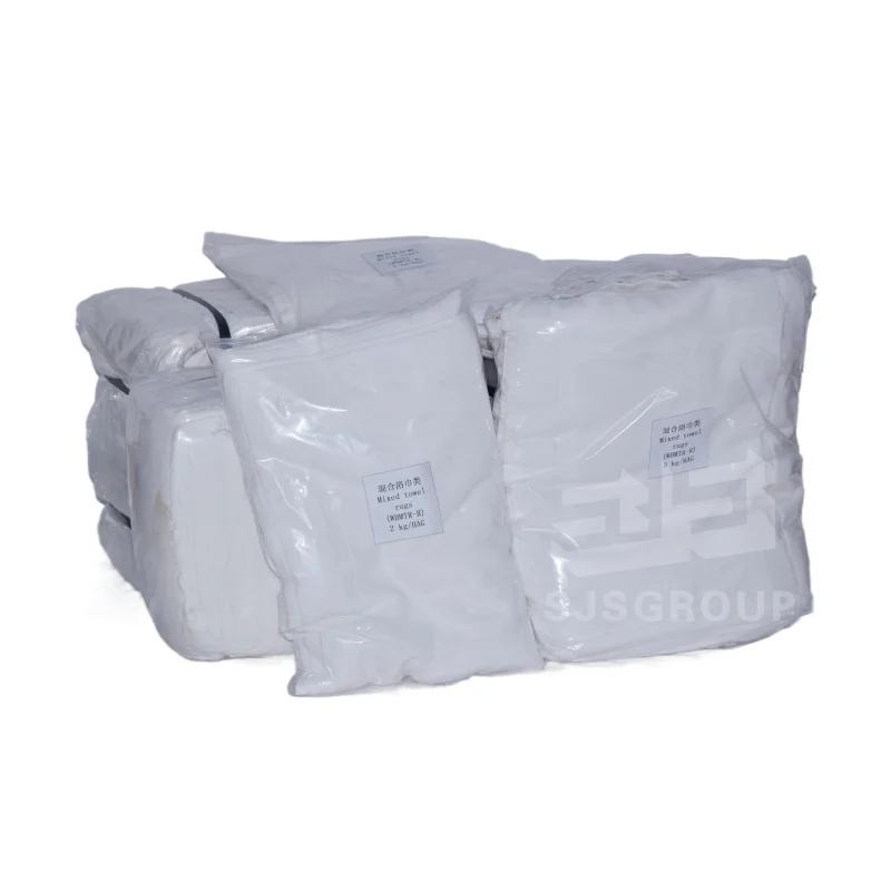 IMPA NO 232907 White 100% Cotton Cut Recycled Hotel Towel