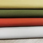 Cotton Factory Price Custom Solid Color Woven Cotton Fabric Soft Hand Feel Shirt Fabrics 100% Cotton Brushed Waterproof Twill Fabric