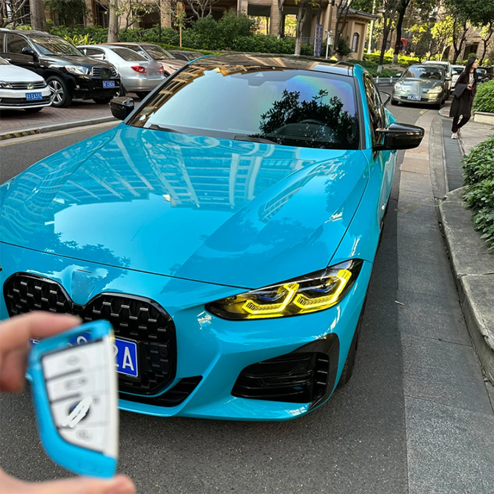 Yellow drl bmw