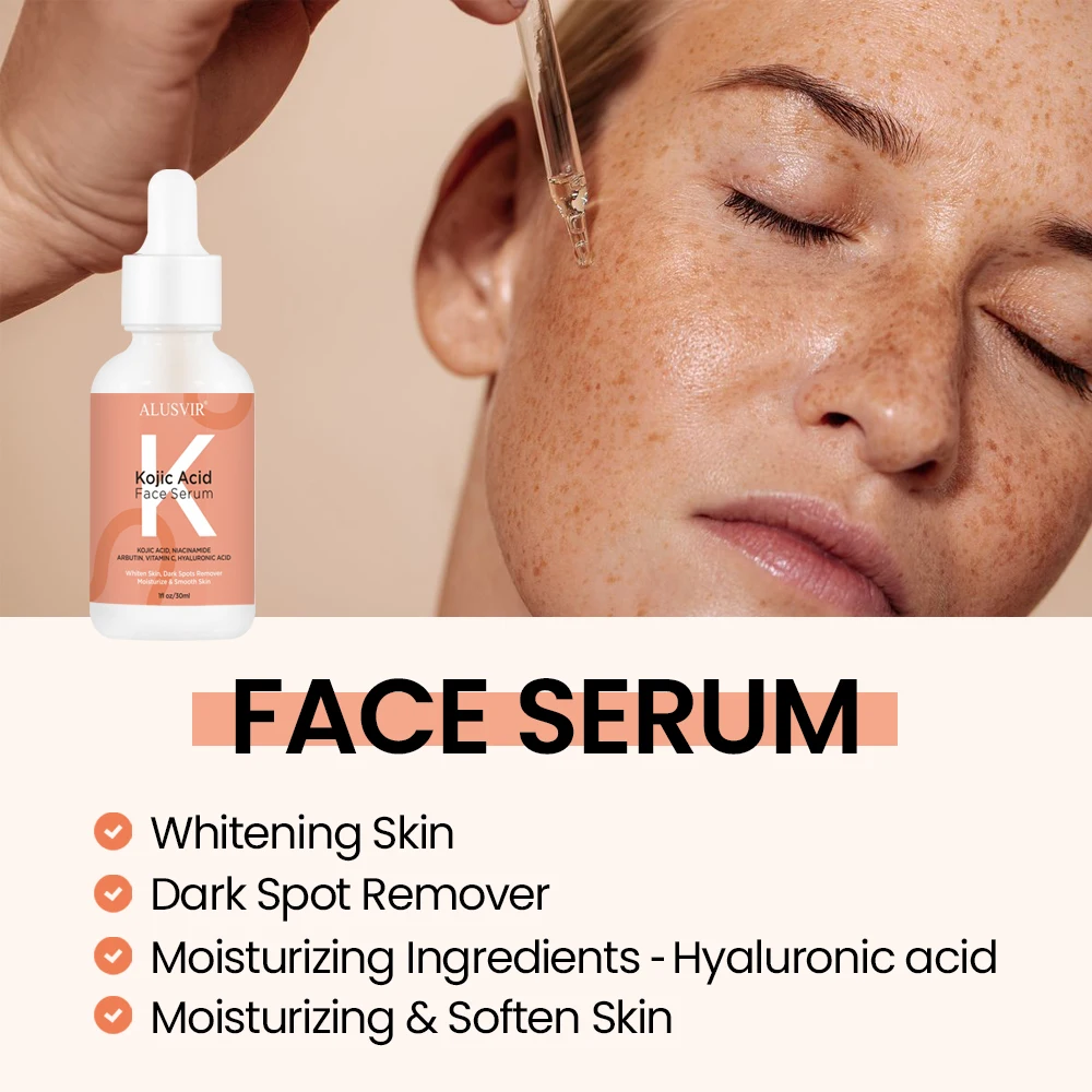 Private Label Skin Brightening Kojic Acid Strong Whitening Face Serum ...