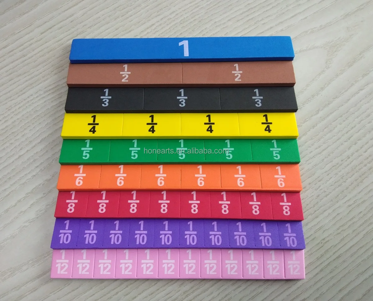 Maths Tool Foam Fraction Tiles Buy