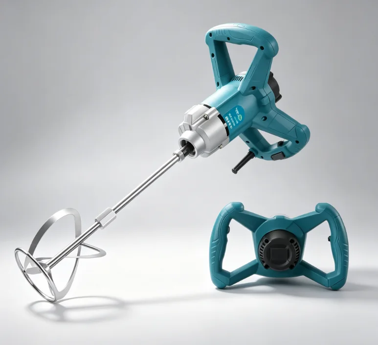 TEBAK Steering Mixer Fast Stirring Handheld Profession Automatic Electric Mixer Variable Speed Industrial Paint Cement Agitator
