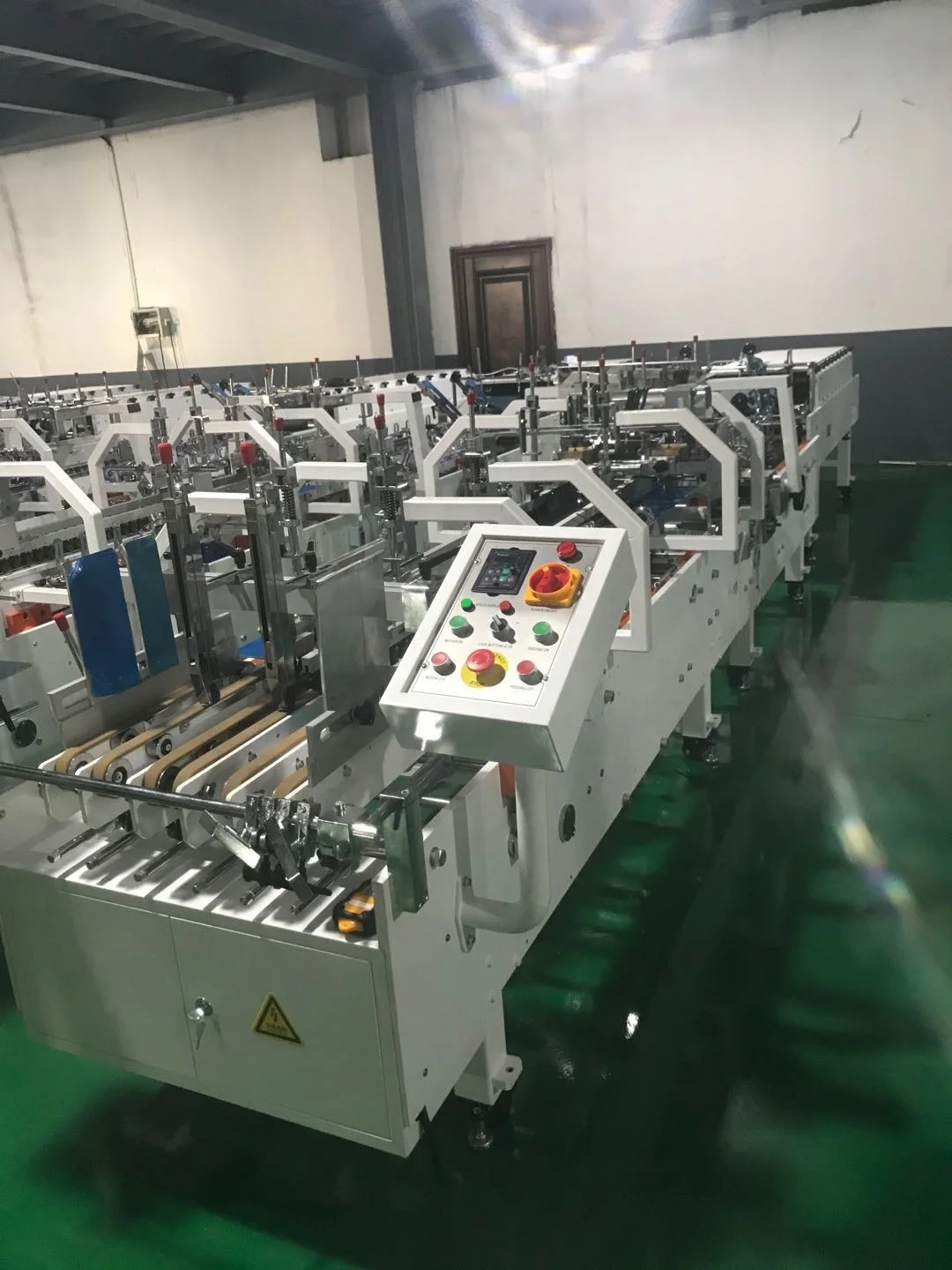 ZH-1000G Automatic Carton Box Crash Lock Bottom Folder Gluer
