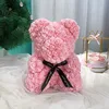 Oso rosa 25cm3+caja regalo+luz