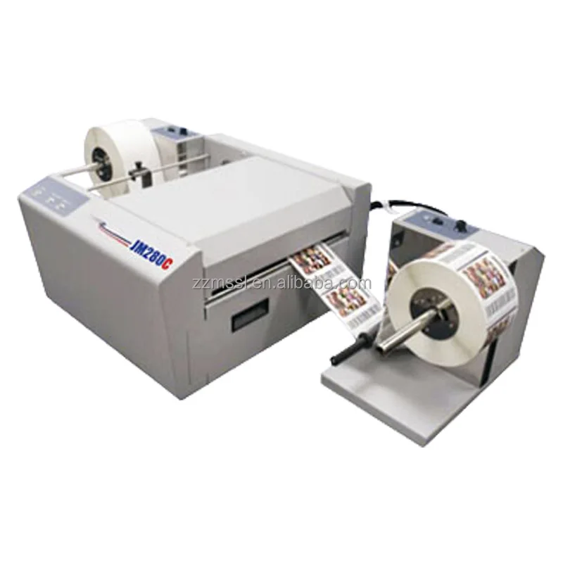 JM280C Memjet Full Color Roll 2 Roll Label Printer for Water Bottle Pesticide Bottle Drink Ware Bottle Shoe