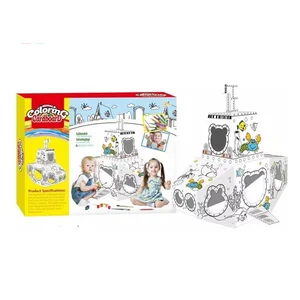 Hot Selling ITTL Brand DIY Doodle Painting Kit for Kids Educational Little House Puzzle Toy