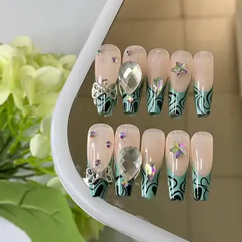 High Quality Women 24PCS Press On Nails Tips Beauty Products Nails Art