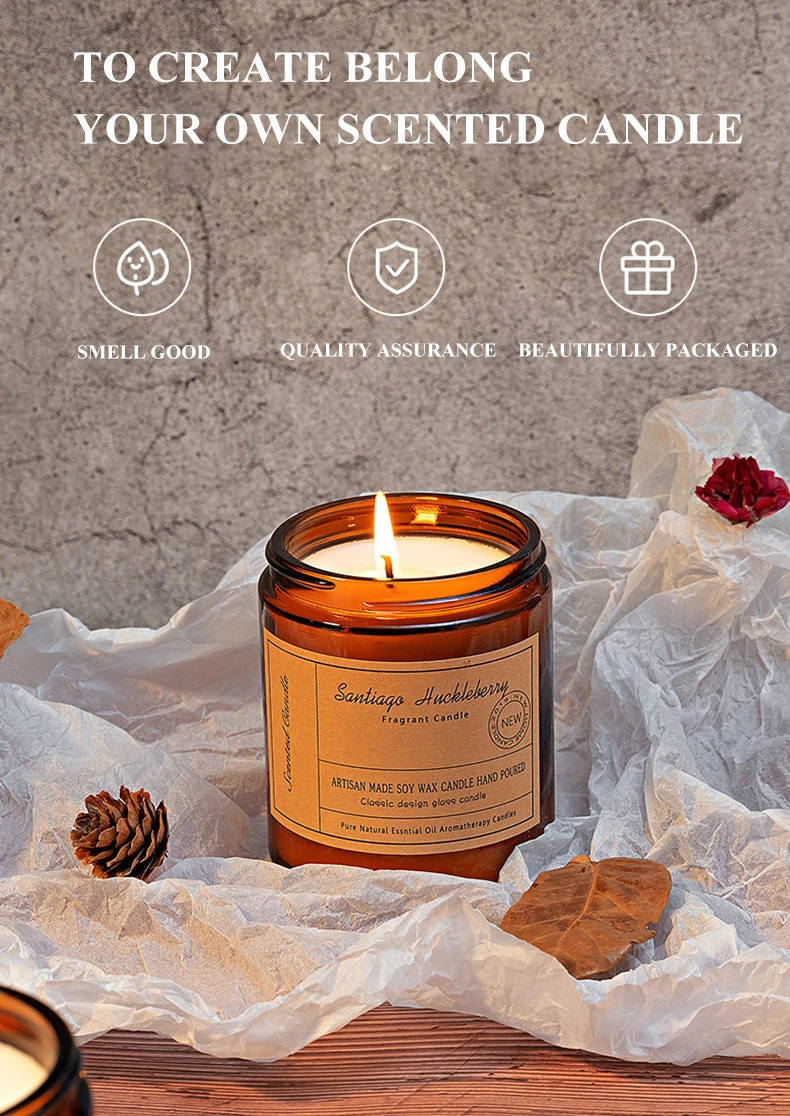 Candles Private Label Scented Candle Labels Printing Custom Glass