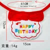 A07 bavaglino bava compleanno-rosso