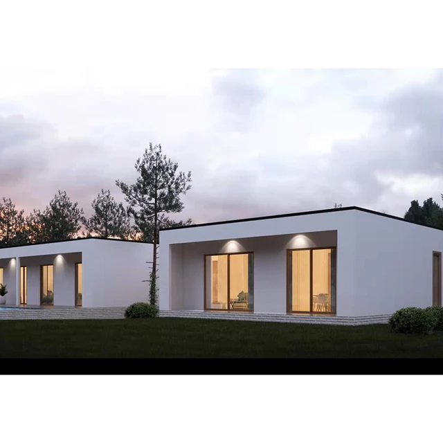 Fast build prefabricadas Modern Luxury Easy Assembly Prefabricated steel villa galvanized steel prefab foam cement house