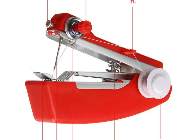 Mini Sewing Machine Manual Portable Home Pocket Hand Sewing Machines Multifunctional Factory Outlet Handheld Sewing Machine