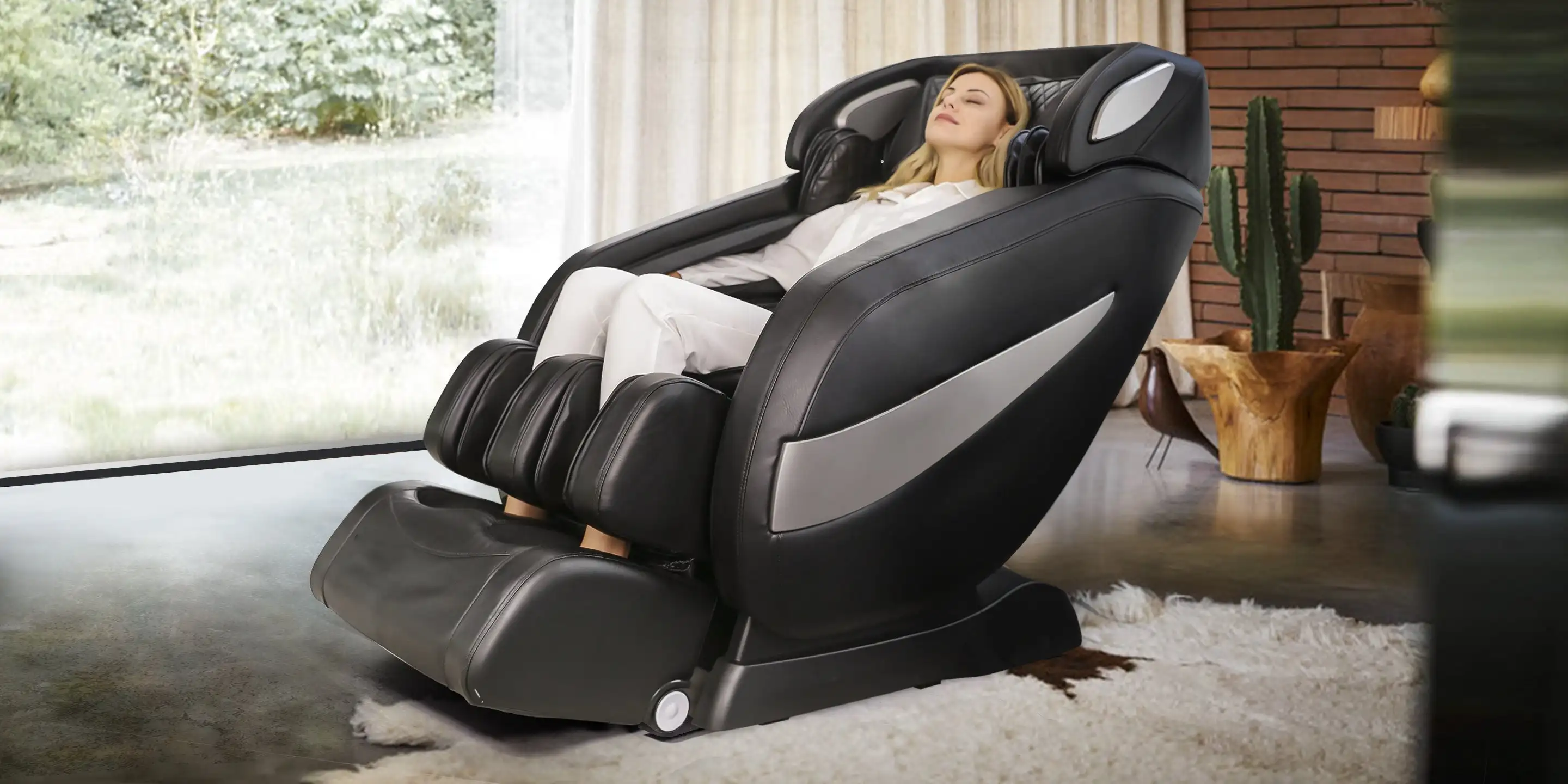 Luxury Spa Recliner Full Body Massaging 3 In 1 Shiatsu 4d 3d Gravity ...
