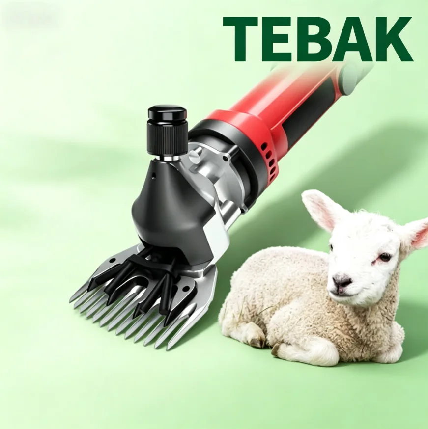 TEBAK Hot Sale Adjustable Electric Wool Shears Heavy Duty Horse Hair Clipper