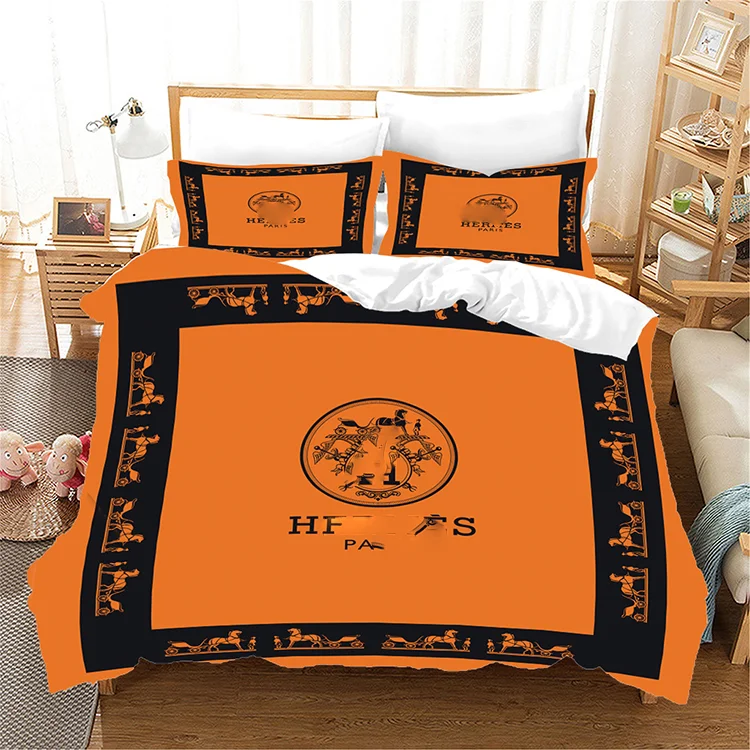 Factory Direct Low Price Durable Luxury Bed 3piece Set Designer Double