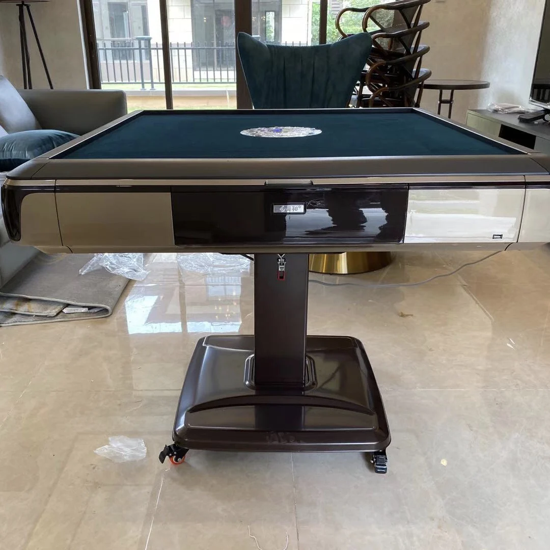 Hot Sale Automatic Mahjong Table Rollercoaster Mahjong Machine Electric