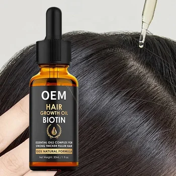 Custom Private Label 100% Natural Organic Scalp Care Hair Products Scalp Serum For Hair Growth