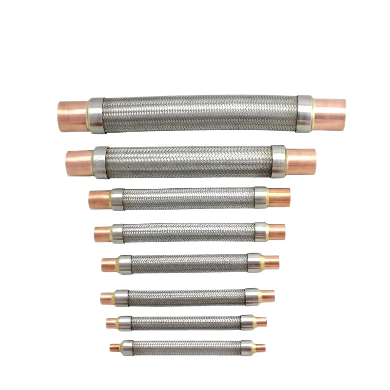 クラリネット用　Re:VIBRATION　COPPER BRASS Copper End Stainless Steel Vibration Absorber Braided Pipe for