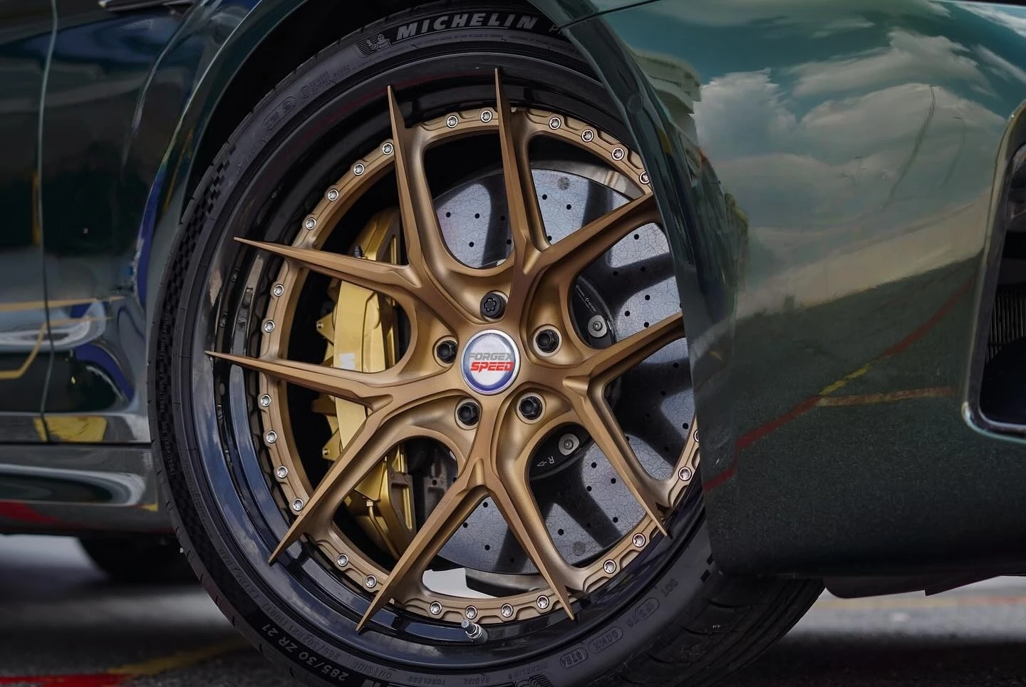 Forgex 2-Piece Forged Rims Custom 20 21 22 Inch 5x112 5x114.3 5x120 5x130 Brushed Aluminum Forged Wheels for M3 G80 M4 C8 GT-R