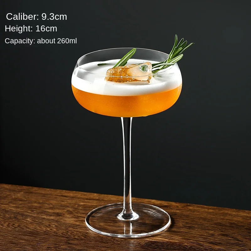 Wholesale Creative Cocktail Cups Custom Logo Glassware  Crystal Martini Glasses for Parties Wholesale Glass Goblets