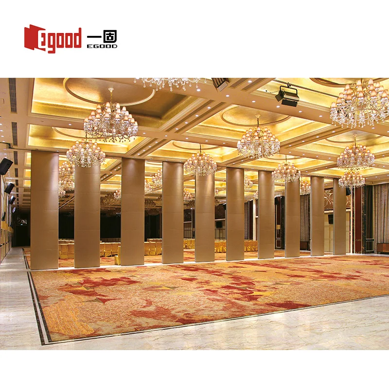 Modern Soundproof Mobile Partition Sliding Walls Ssliding Doors Movable Partition Folding Wall for Banquet Hall Hotel Restaurant