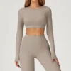 Camel gray long sleeves