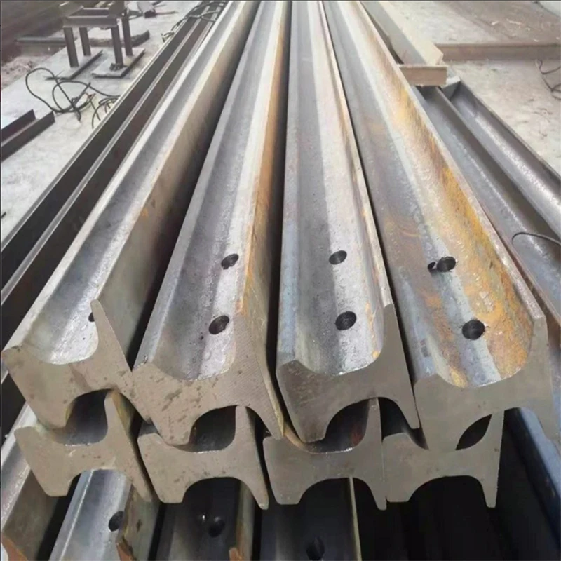 Railroad Rail Stainless Crane Light Railway Rails Track Train Hot Rolling Used Guard Railroad Tubular Steel Railing Prices