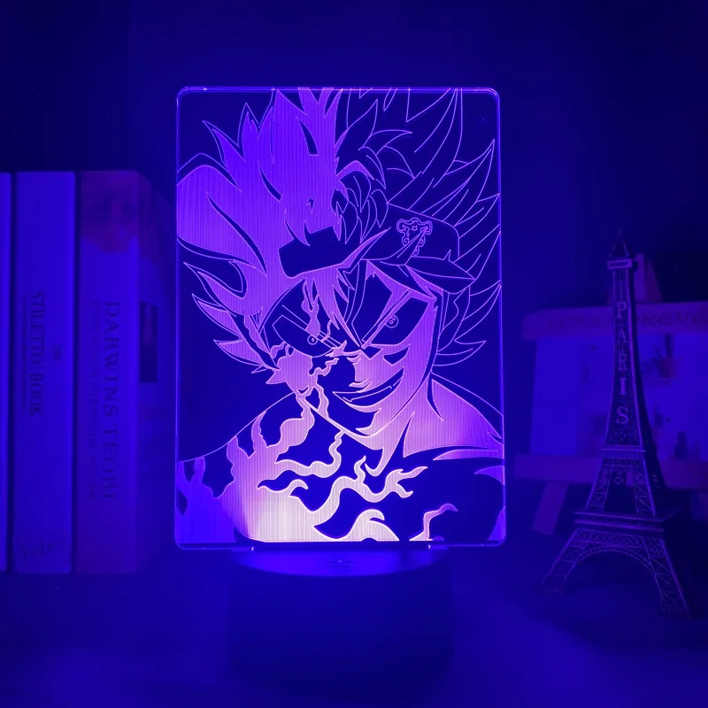 black clover led lamp