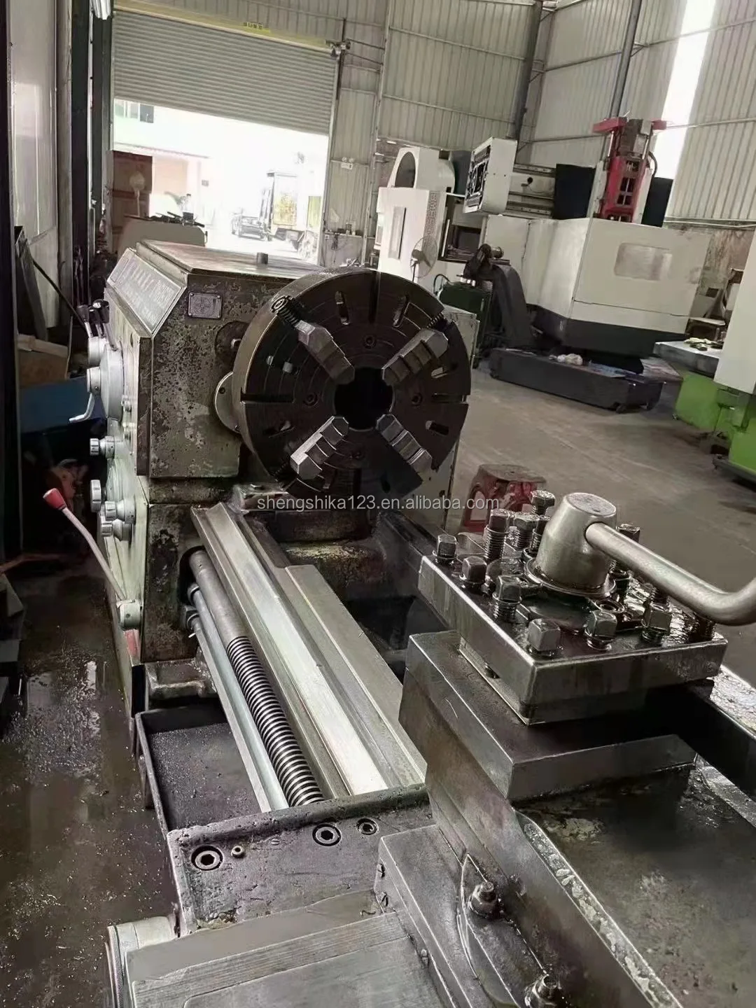 CW6163B 3000mm Manual Lathe Machine Big Spindle Bore 100mm Heavy Duty Horizontal Mechanical Metal Lathe
