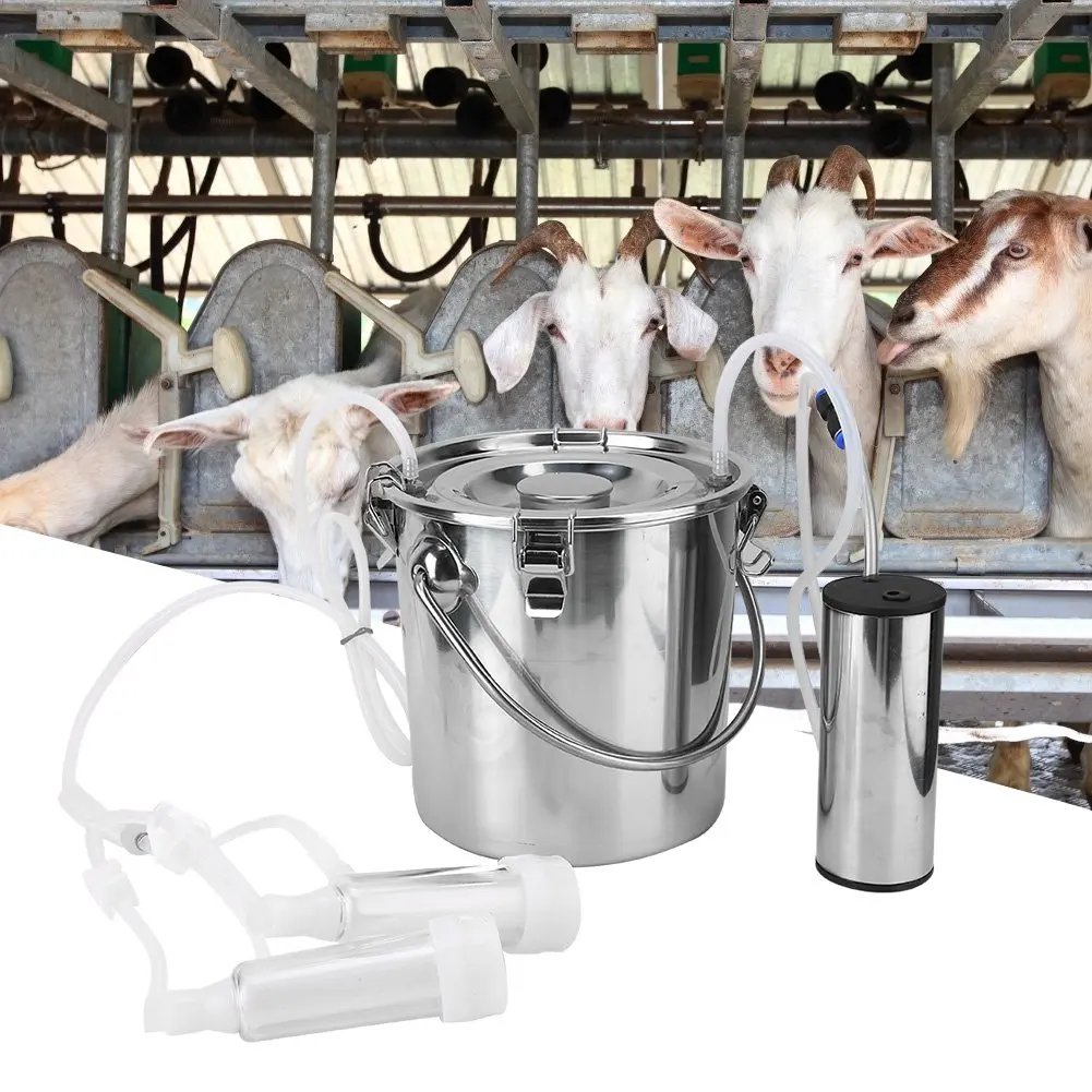 Goat Milking Machine, Portable Pulsation Vacuum Pump Cow or Goat