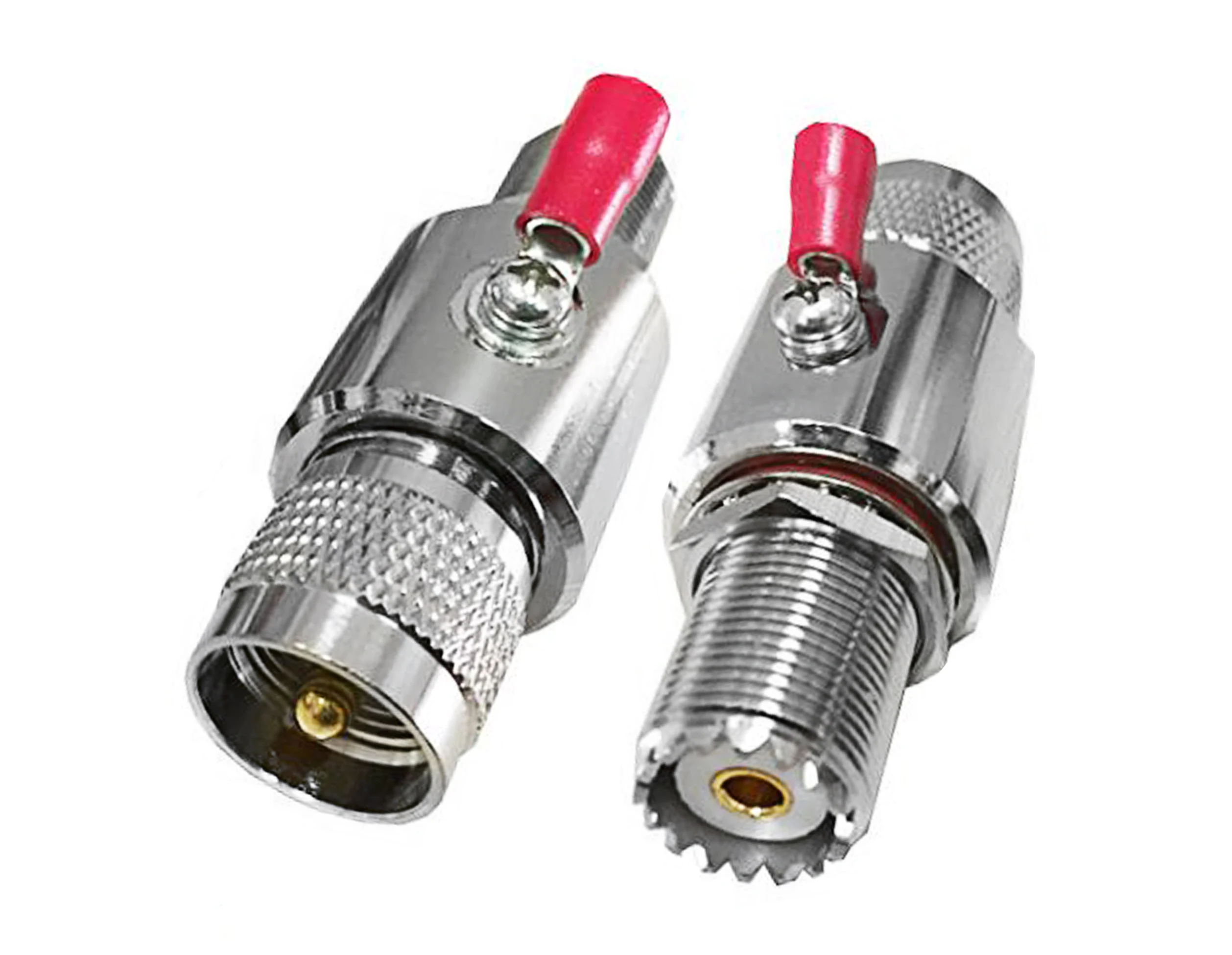 UHF Lightning Arrestor  PL259 Plug (UHF Male) to SO239 Socket (UHF Female) Bulkhead Lightning Surge Protector supplier