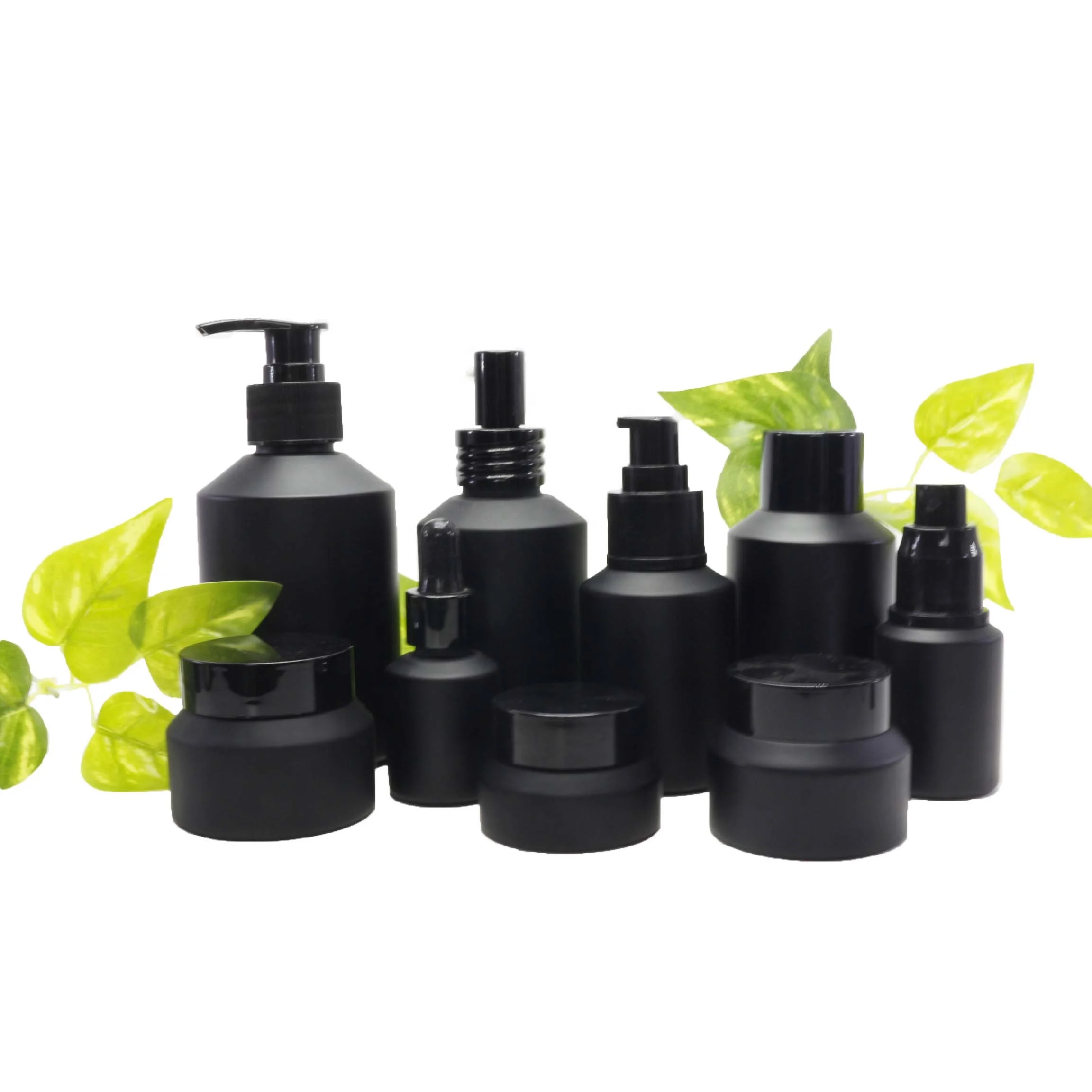 Download Black Biodegradable Cosmetic Containers Frosted Glass Bottle And Jar For Lotion Oil Tz 66q Buy Biodegradable Cosmetic Containers Black Frosted Glass Bottle Black Frosted Glass Jar Product On Alibaba Com