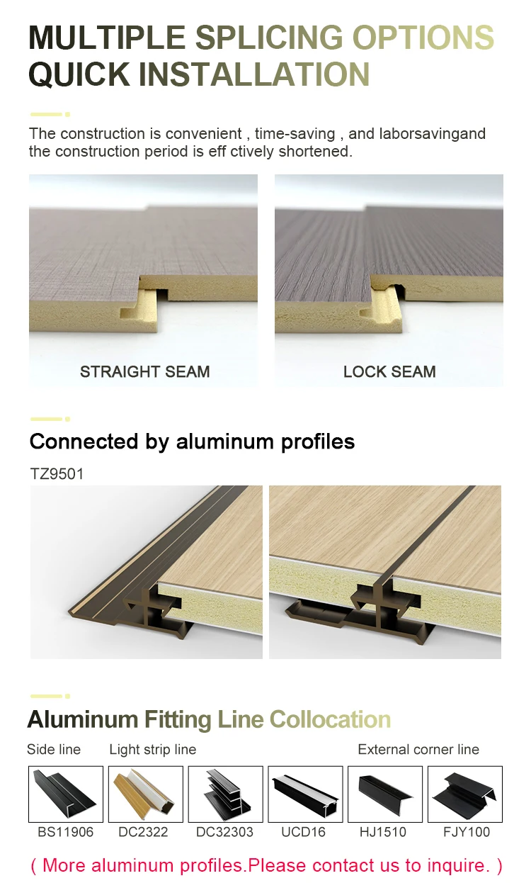 product 5mm bamboo wood fiber wall panels price pvc pet film cladding wall paneling wpc fiberboard sheet solid tv sofa background board-6