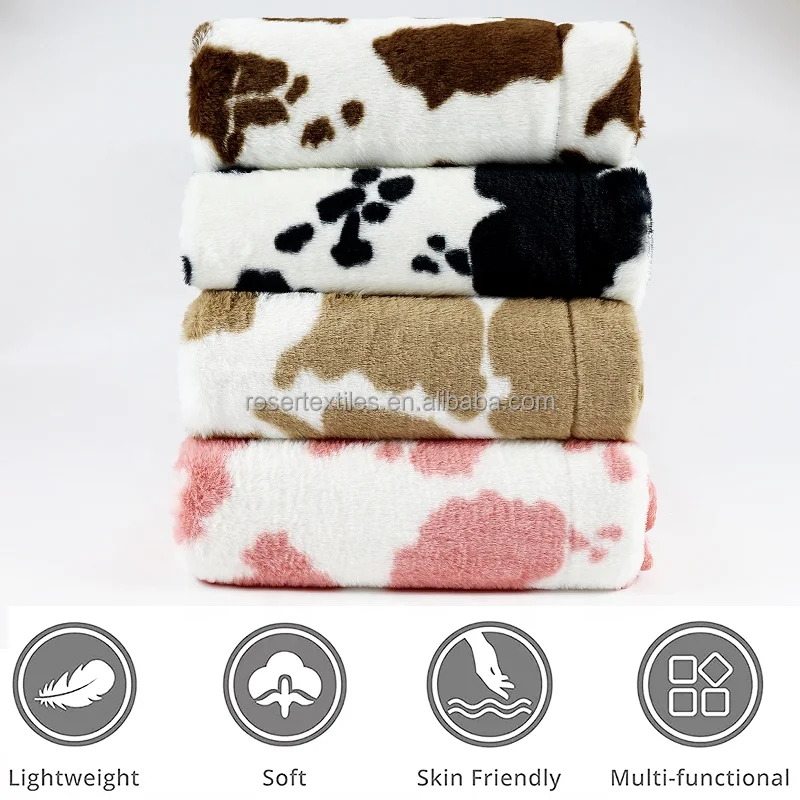 Winter Faux Fur Bed Blanket 100% Polyester Fluffy Soft with Solid  Plush Flannel Fleece Throw Long Hair Cozy Fuzzy