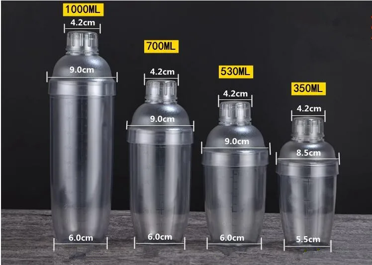 FEST Factory Wholesale Double Cups Plastic Cocktail Shaker Shake Machine Milkshake Bottle Shaker Machine - Image 5