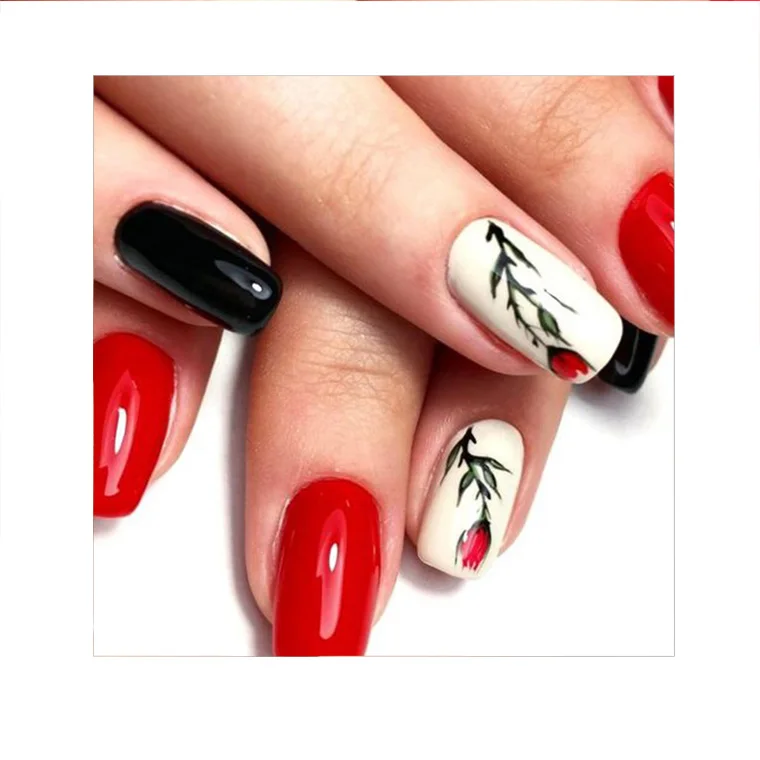 Charming Fake Nails: From Natural Almond to Dashing Diva Styles, with Quality Glue Options P04 P03 P1158 Mold