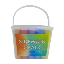High Quality Customizable Turning Point Chalk Sidewalk School Kids No Dust Chalk Washable Outdoor Chalk Packaging
