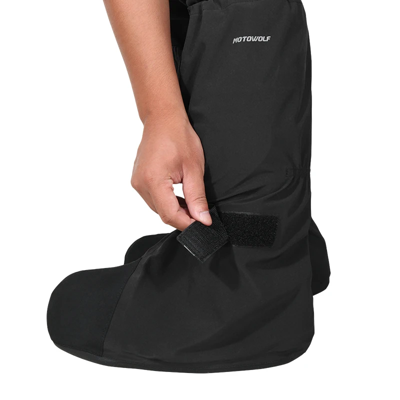 Motowolf Factory Waterproof Reusable Long Shoe Covers
