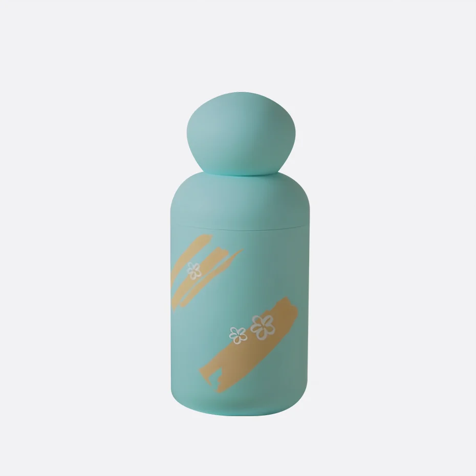 Custom Logo Private Label Refillable Cute Pp Plastic Airless Lotion Pump Bottle With Round Shoulder Round Cap