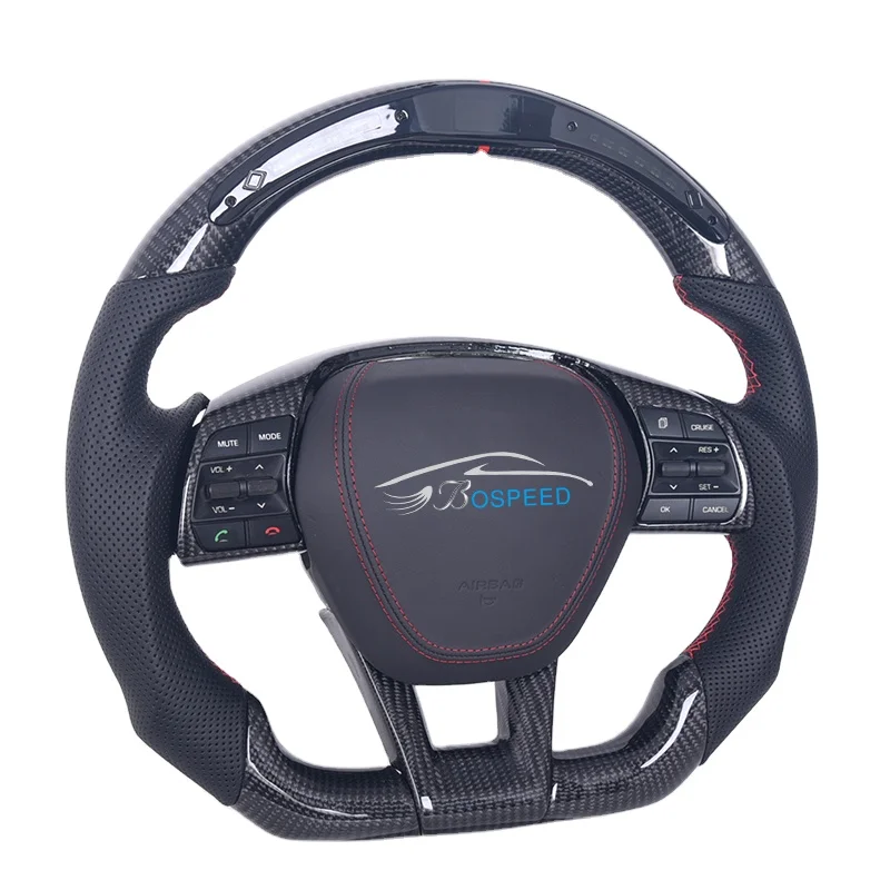 Custom LED Carbon Fiber Steering Wheel Suitable For Hyundai Sonata Steering Wheel