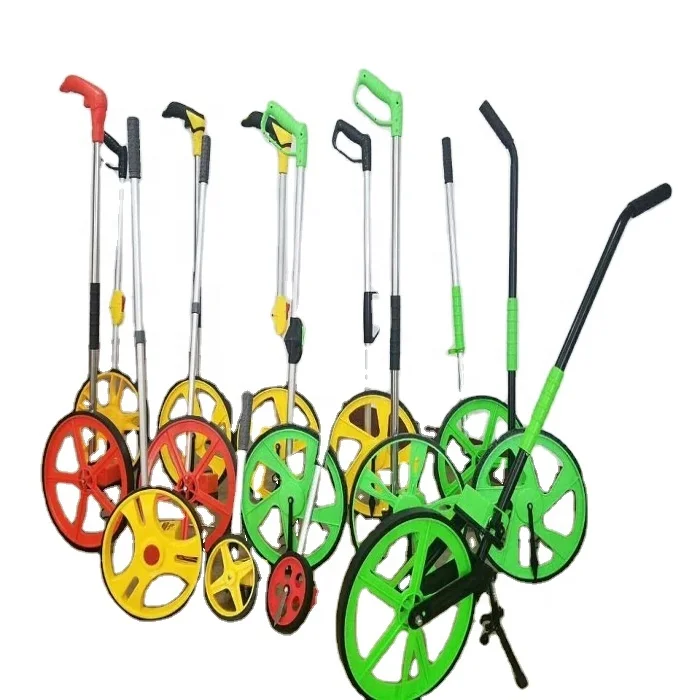 KIG Digital Portable Walking Distance Meter Measuring Wheel Tool Made From Durable Aluminium
