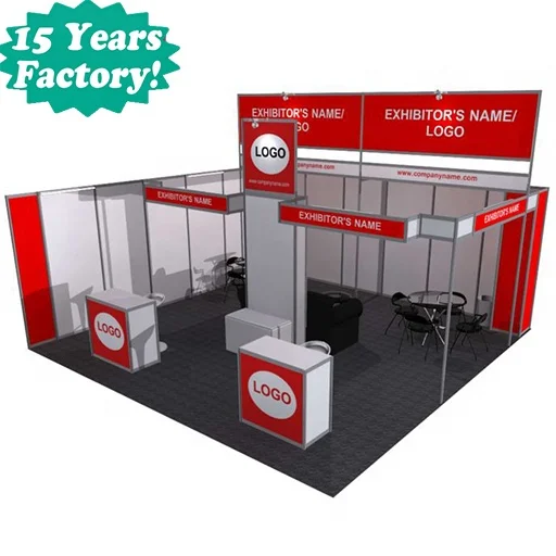 【Creative Booth Design】 Creative 6x6 Exhibition Stand Design Booth - Desain Stand