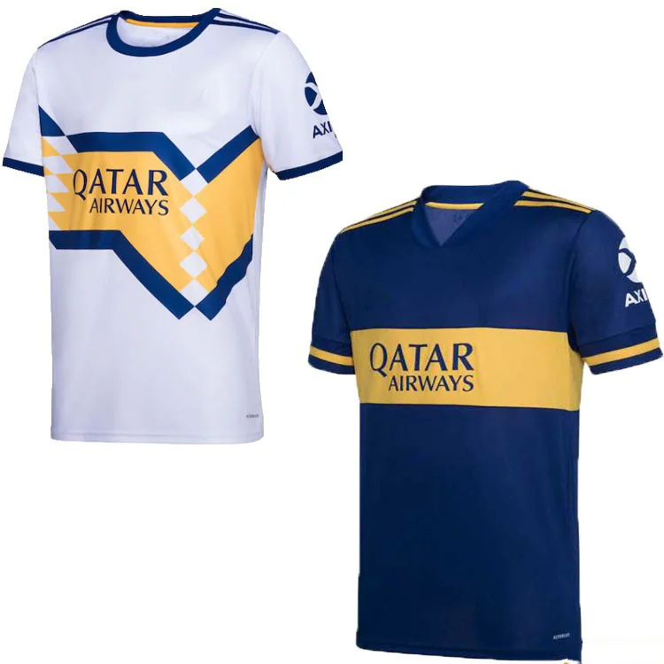 NEW 2019-20 Boca Juniors Home Man soccer Jersey Short Sleeve T-shirt Size S-2XL 