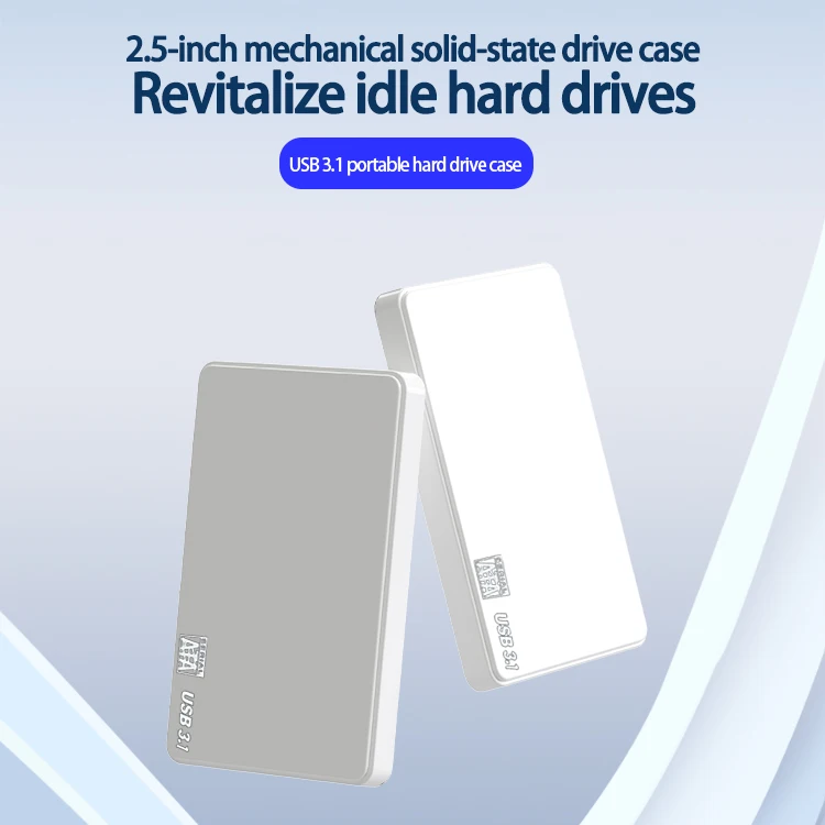 Welcome OEM Order, Factory Whole Selling 2.5 Inch Usb 3.1 Type-c Laptop Hard Drive Case Solid State Mechanical With Protective Bag Portable Move Hard Drive Box - Buy Solid State Drive External Box usb 3.1 Transmission Rate Tall usb Interface Is Secure And Durable 2.5 Inch Usb 3.1 Hard Drive Case move Hard Drive Box Type C mechanical Solid State Hard Drive Box usb 3.1 Secure And Durable Hard Drive Box white Plastic Glue Hard Drive Box