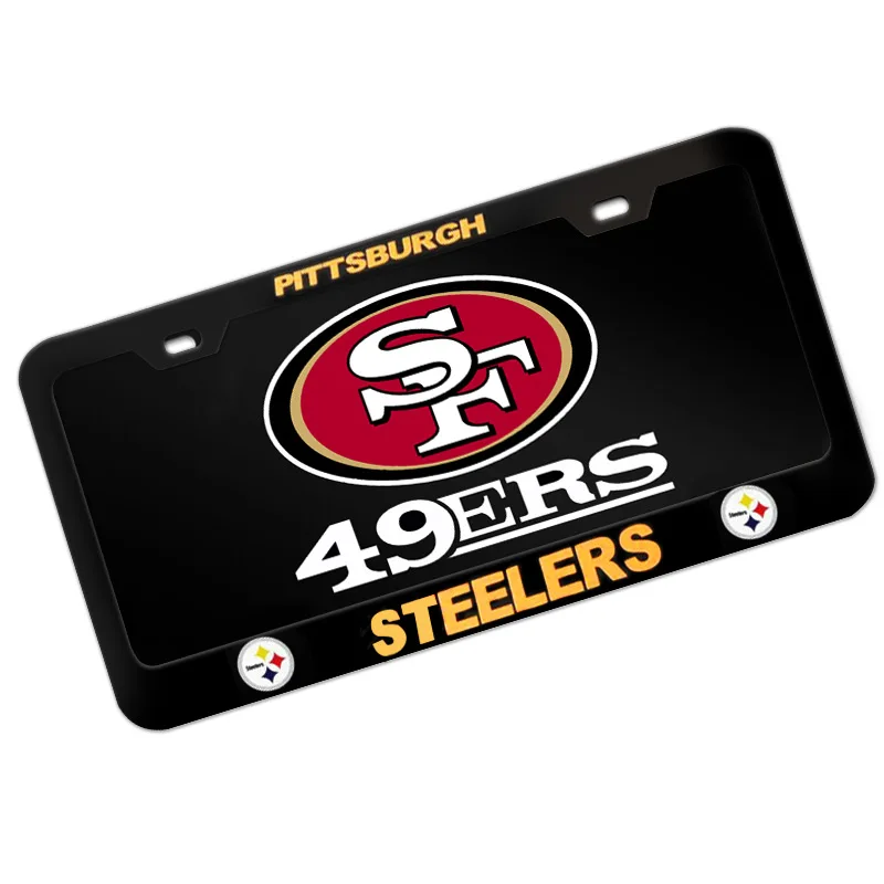 Custom Design Car Accessories 2024 Stainless Steel  License Plate Frame for USA