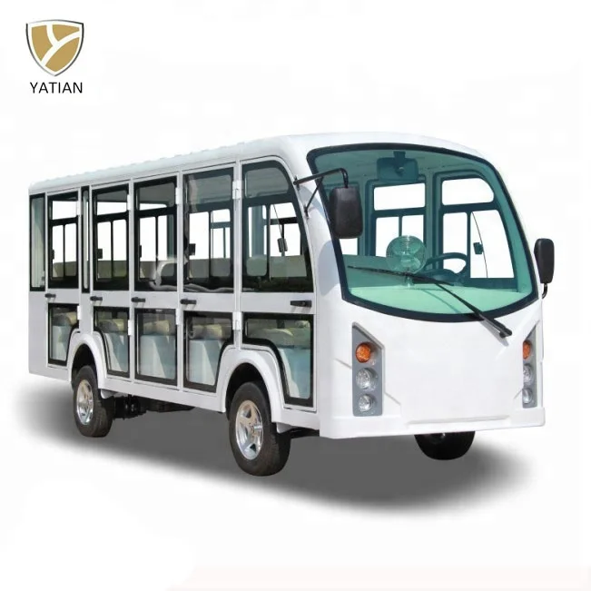 14 пассажиров, закрытый Электрический туристический автомобиль, шаттл-автобус