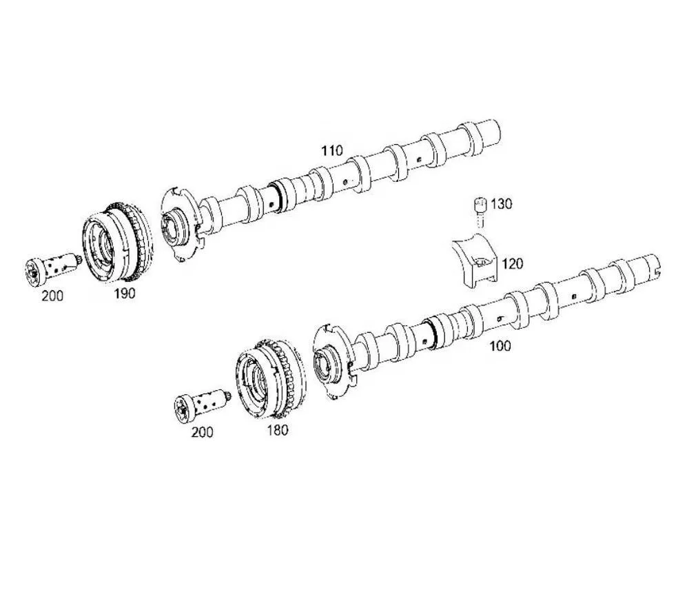 Mercedes-Benz M276 Camshaft 2760504201 | Exhaust Part, OEM