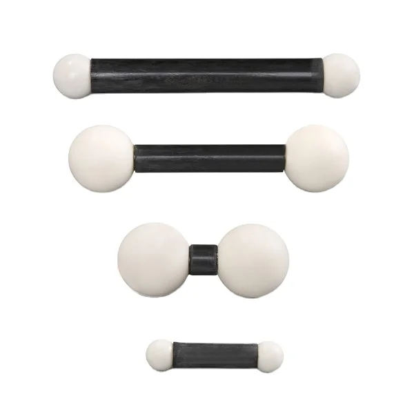 Ceramic Dumbbell Ball 2D 3D Detection Ball Mirror Matte Ball for the Calibration and Measurement of Optical Imaging Instrument